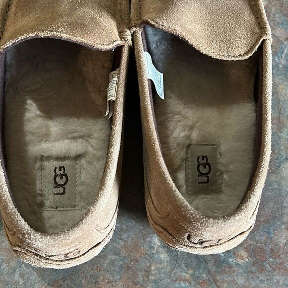 UGG Alder Men’s 11 Suede Driving Moccasin Shoe Slip On Slippers - Picture 5 of 8